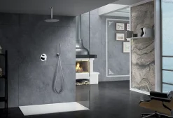 Colonne De Douche Encastrable|Imex Products Ensemble de douche STICK à encastrer - mitigeur monocommande Chromé Brillant Ensemble encastré douchette + tête de douche