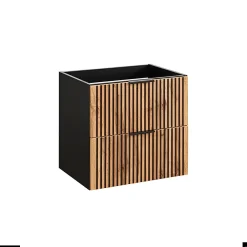 Otitec Ensemble de meubles sous vasque - 120 cm - avec Vasque - Cube et Colonnes - Miroirs LED - WOTANIA