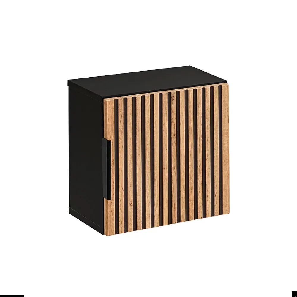 Otitec Ensemble de meubles sous vasque - 120 cm - avec Vasque - Cube et Colonnes - Miroirs LED - WOTANIA