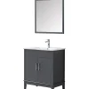 Ensemble Meuble De Salle De Bains|Wilsa Ensemble de salle de bain gri 75 cm