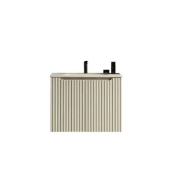 Jindoli Ensemble de salle de bain 80 cm amande Aquavenus
