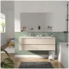 Mob-In Ensemble double vasque SORRENTO 120cm avec vasque, robinets et miroirs