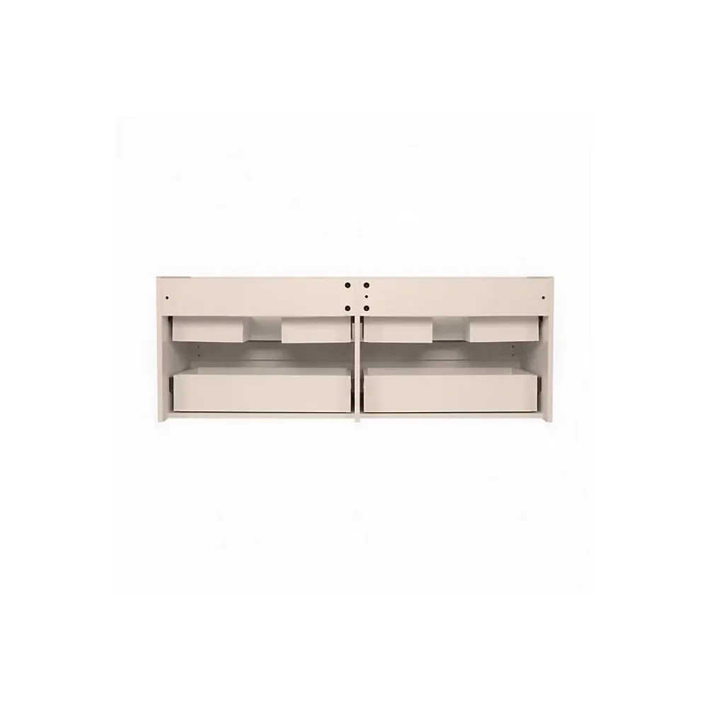 Mob-In Ensemble double vasque SORRENTO 120cm avec vasque, robinets et miroirs