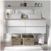 Mob-In Ensemble double vasque suspendu SORRENTO 120cm