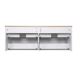 Mob-In Ensemble double vasque suspendu SORRENTO 120cm