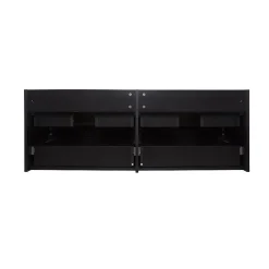 Mob-In Ensemble double vasque suspendu SORRENTO avec vasques et robinets 120 cm