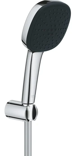 Grohe Ensemble douchette 2 jets + support + flexible chrome, Vitalio Comfort 100