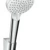Pommeau De Douche, Flexible Et Barre De Douche|Hansgrohe Ensemble douchette 2 jets et flexible chromé Crometta