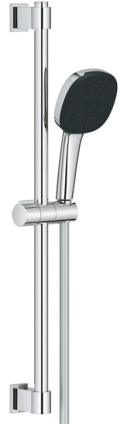 Ensemble douchette 3 jets + support + flexible chrome, Grohe Vitalio Comfort 110