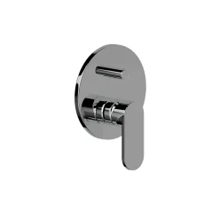 Robinet De Douche|Kiamami Valentina Ensemble Externe Encastrable Pour Douche Universelle 2 Voies, Plaque + Levier + Déviateur Amalfi