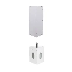 Lave-Mains|Mob-In Ensemble lave-mains angle suspendu SKINO avec robinet et armoire d'angle