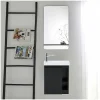 Lave-Mains|Mob-In Ensemble lave-mains HAMPTON avec rangement latéral et miroir tablette