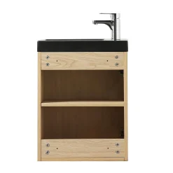 Mob-In Ensemble lave-mains suspendu NEVADA avec robinet et miroir