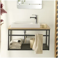 Lave-Mains|Mob-In Ensemble lave-mains WILO grande largeur avec robinet 60cm
