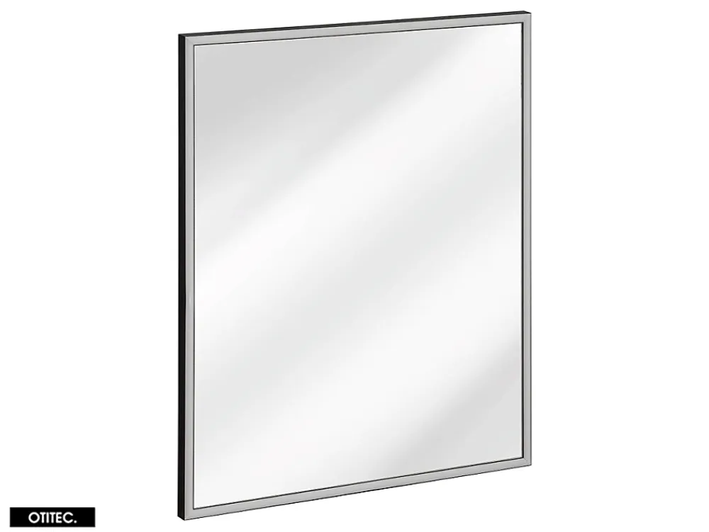 Otitec Ensemble meuble de salle de bain de 80 cm - avec plan - avec vasque - avec Miroir - LIVA OAK