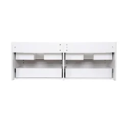 Mob-In Ensemble meuble double vasque SORRENTO 120cm avec plan céramique