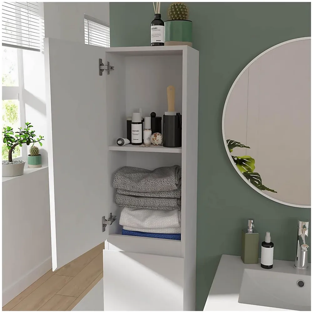 Mob-In Ensemble meuble double vasque SORRENTO 120cm avec plan céramique