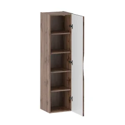 Ensemble Meuble De Salle De Bains|Petits-Meubles Ensemble meuble double vasque encastree 120cm et colonne Tao Bois