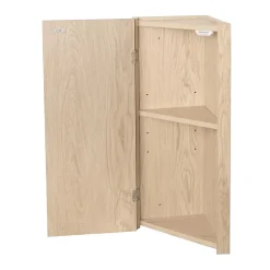 Mob-In Ensemble meuble lave-mains d'angle décor chêne KODA + armoire miroir