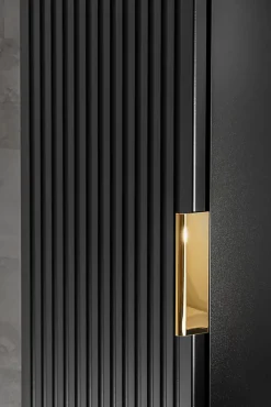 Lave-Mains|Furnidea Ensemble meuble lave-mains suspendu ADEL noir avec le lavabo FIKA 40 cm