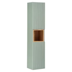 Ensemble Meuble De Salle De Bains|Petits-Meubles Ensemble meuble simple vasque 100cm et colonne Jade Vert et Bois