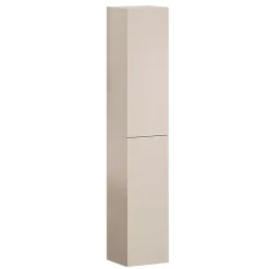 Ensemble Meuble De Salle De Bains|Petits-Meubles Ensemble meuble simple vasque encastree 80cm et colonne Azel Cachemire