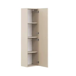 Ensemble Meuble De Salle De Bains|Petits-Meubles Ensemble meuble simple vasque encastree 80cm et colonne Sanae Beige sable