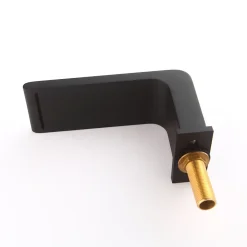 Bernstein Ensemble Robinet mélangeur Noir Baignoire 4 trous en Cascade, Ensemble Pommeau Douchette Bain - 6080B