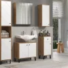 Meuble De Salle De Bains Faible Profondeur|Autres Ensemble Salle de bain BIANCA 69 x 61 x 33 cm