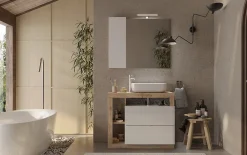 Autres Ensemble salle de bain HAMBURG blanc brillant Kadiz 92 x 79 x 49 cm
