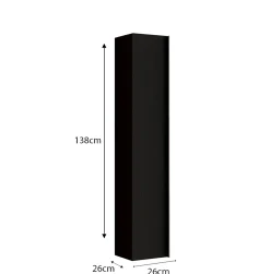 Meuble De Salle De Bains Faible Profondeur|Autres Ensemble salle de bain STEEL noir frêne, en plusieurs dimensions - 92 cm