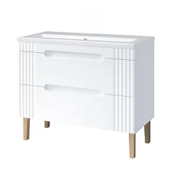 Stellameuble Ensemble salle de bain sur pied FIJI