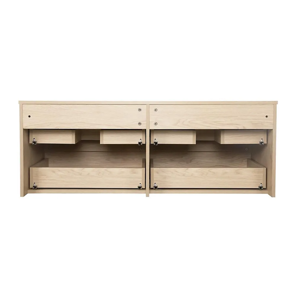 Mob-In Ensemble SORRENTO double vasque suspendu 120cm