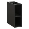 Furnidea Etagère - extension de salle de bain suspendue XILO NOIR 20 cm