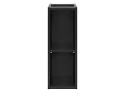 Furnidea Etagère - extension de salle de bain suspendue XILO NOIR 20 cm