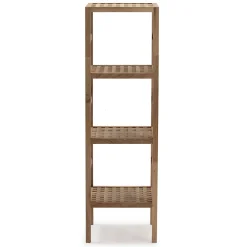 Etagère Salle De Bains|Vs Venta-Stock Etagère Alam en bois de noyer, hauteur 117,5 cm avec 4 niveaux