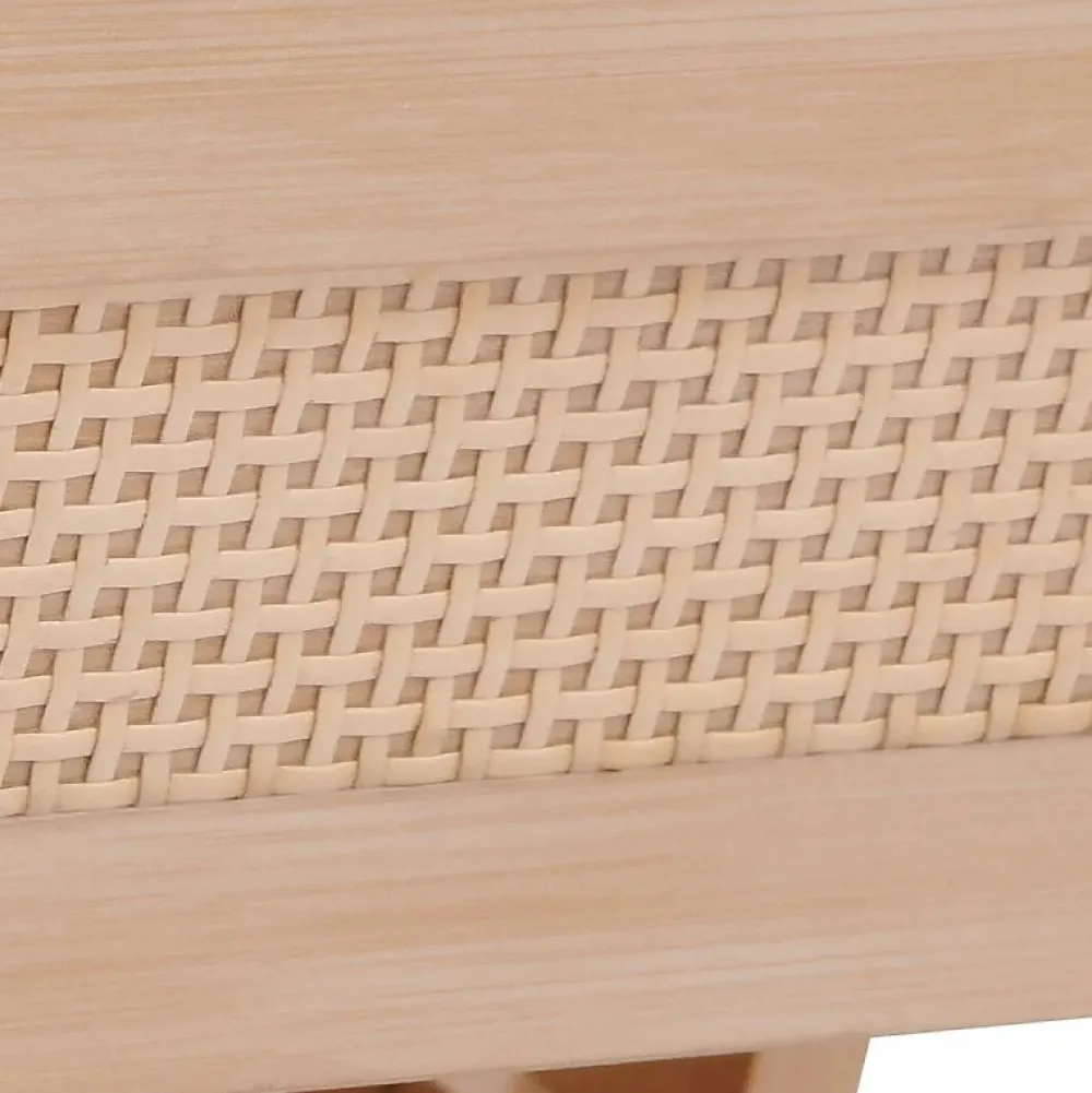 5Five Etagère Cane 3 niveaux H80cm bois clair - Beige-