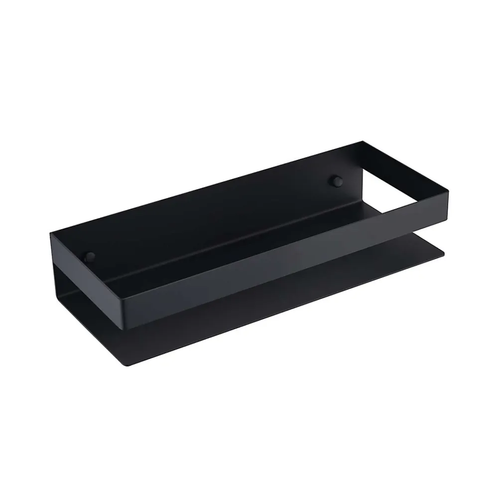 Poalgi Etagère de douche noir mat Inox S304 SKY BATH