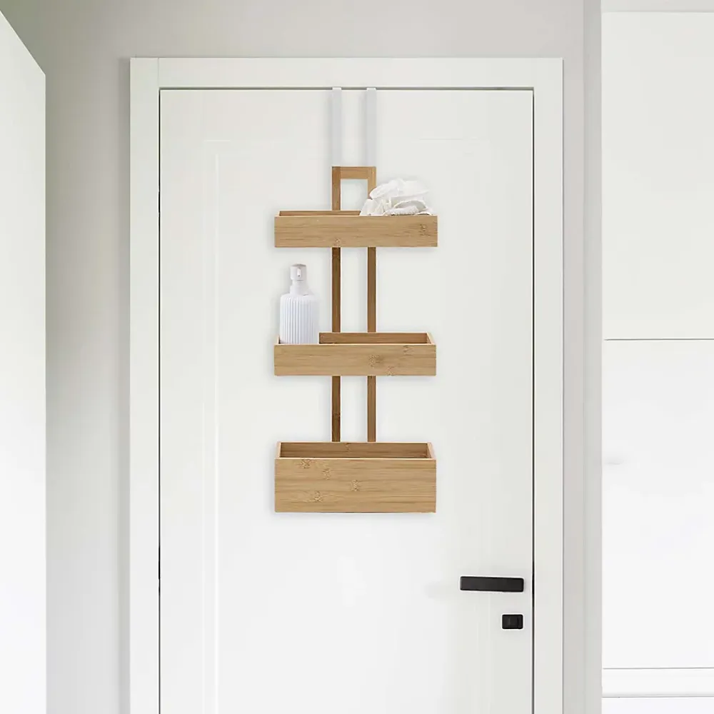 Five Simply Smart Etagère de porte 3 niveaux en bambou