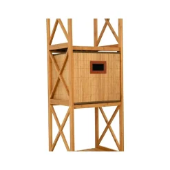 MSV Etagère de rangement de 5 Niveaux en Bambou