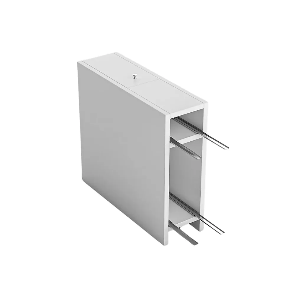 Etagère Salle De Bains|Calicosy Etagère de rangement WC blanc L19 cm - CALENCIA