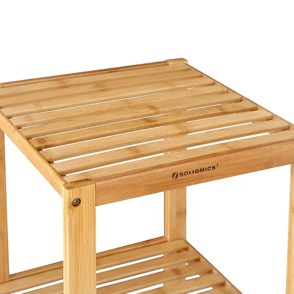 Calicosy Etagère de salle de bain avec 5 tablettes - H146 cm