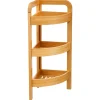 Etagère Salle De Bains|Five Simply Smart Etagère de salle de bain bambou, 3 niveaux, H.61 x P.23cm,