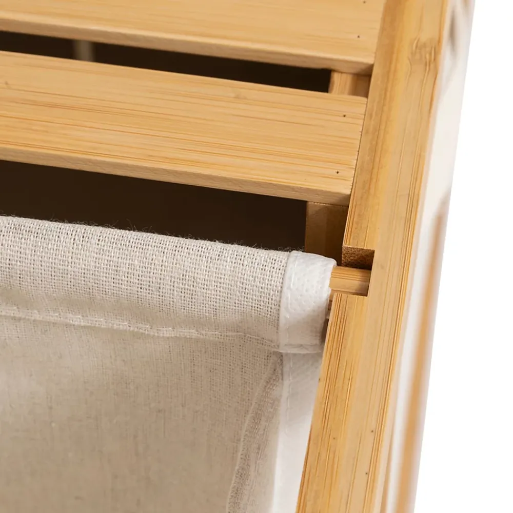 Etagère Salle De Bains|Five Simply Smart Etagère de salle de bain bambou avec panier à linge, Tidy Box