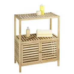 Wenko Etagère de salle de bain en bois Norway - L. 67,5 x H. 86 cm