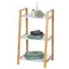Wenko Etagère de salle de bain en bambou Finja - L. 43 x H. 76 cm