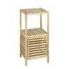 Wenko Etagère de salle de bain en bois Norway - L. 39,5 x H. 86 cm
