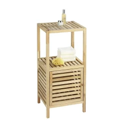 Wenko Etagère de salle de bain en bois Norway - L. 39,5 x H. 86 cm
