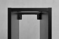 Meuble Sous-Vasque|3xE Living Etagère de salle de bain, Noir Mat, 20 x 57 x 46 cm