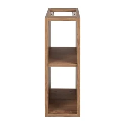 3xE Living Etagère de salle de bain, Noir Mat, 20 x 57 x 46 cm